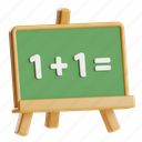 chalk board, easel, education, mathematic, math, calculate 