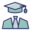 diploma, education, graduate, school, suit 