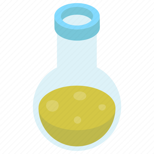Chemical flask, chemistry, conical flask, flask, lab apparatus, lab equipment icon - Download on Iconfinder