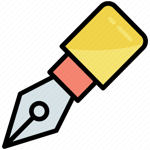 Ink pen, pen, student accessory, writing tool, writing utensil, edit, drawing icon - Download on Iconfinder