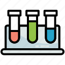 chemistry, flask, lab, science, education, laboratory, tubes