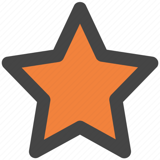 Favorite, five pointed, ranking star, star, star shape icon - Download on Iconfinder