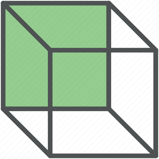 Box, cubic box, empty cube, shape, square, square shape icon - Download on Iconfinder