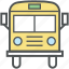 autobus, bus, coach, motorbus, school bus, transport, vehicle 