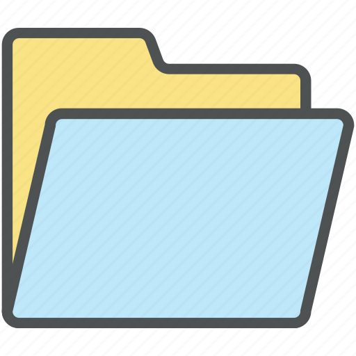 Archive, computer folder, data storage, folder, opened folder icon - Download on Iconfinder