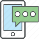 chat, chatting, communication, conversation, mobile communication, speech bubble, talk 