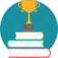 book, books, hardback, reward, trophy, winner, education 