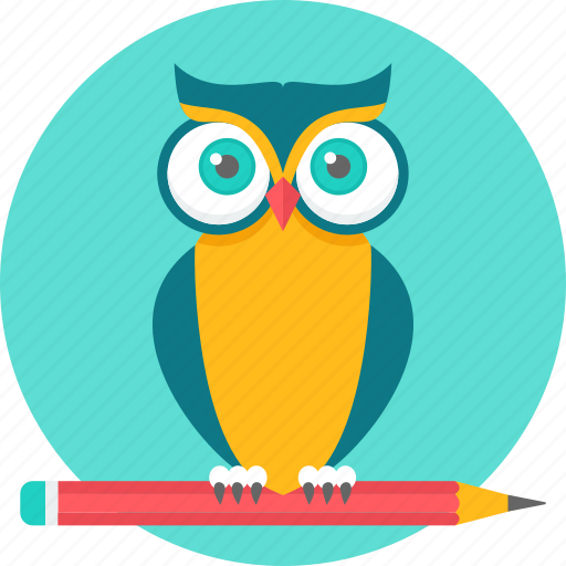 Teacher, cartoon, character, owl, professor, class, emoji icon - Download on Iconfinder