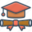 certificate, degree, education, gradute 