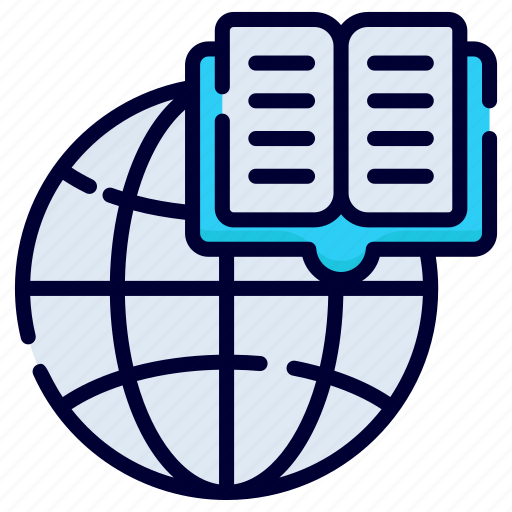 Global study, global learning, global education, global book, education, learning icon - Download on Iconfinder