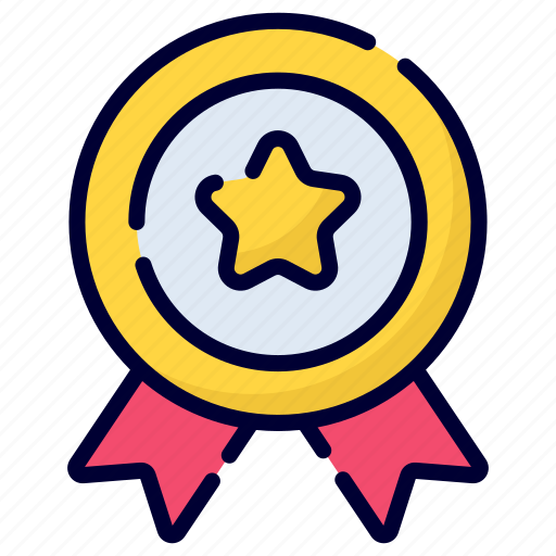Badge, medal, award, winner, achievement, star, success icon - Download on Iconfinder