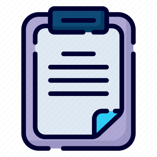 Clipboard, paper, document, page, office, business icon - Download on Iconfinder