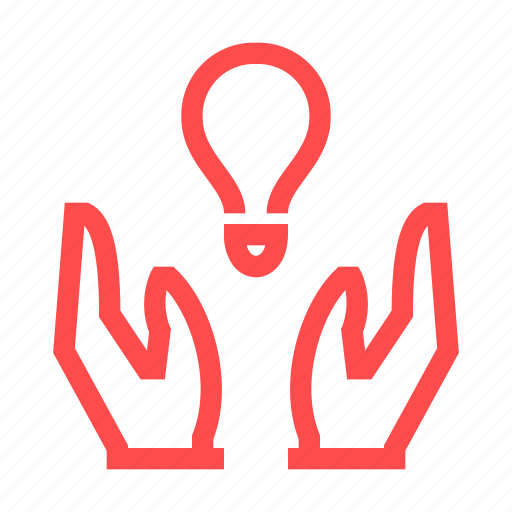 Bulb, education, giving, hands, idea, knowledge, learning icon - Download on Iconfinder