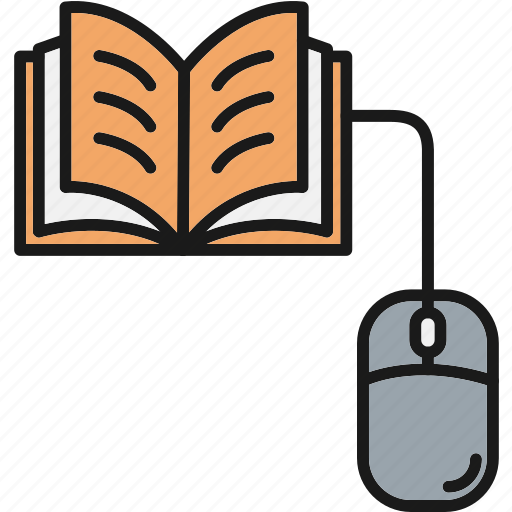 Book, education, learning, mouse, online icon - Download on Iconfinder