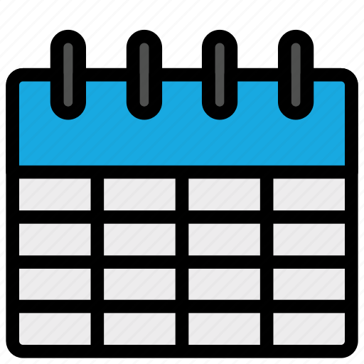 Calendar, education, month, plan, schedule, study, time icon - Download on Iconfinder