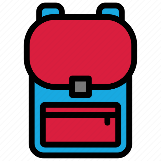 Backpack, bag, education, rucksack, school icon - Download on Iconfinder