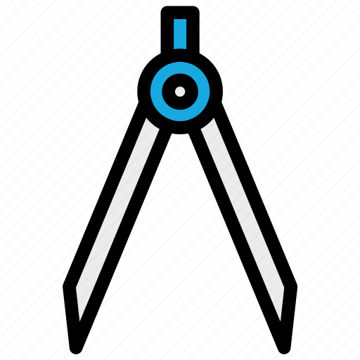 Architect, compass, divider, education, geometry, school icon - Download on Iconfinder