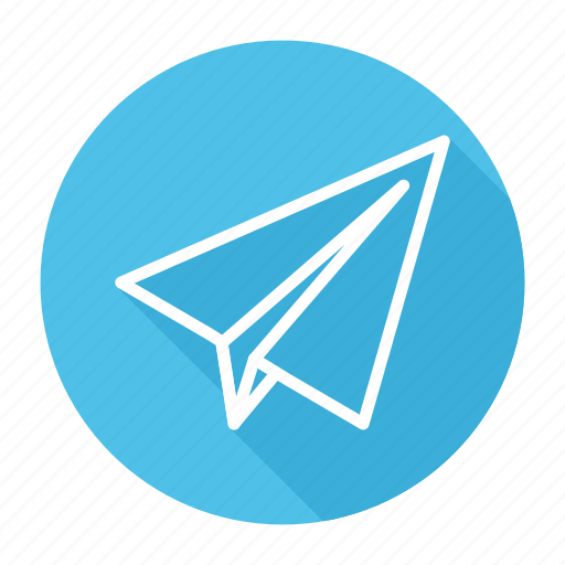 Airplane, plane, space, telegram icon - Download on Iconfinder