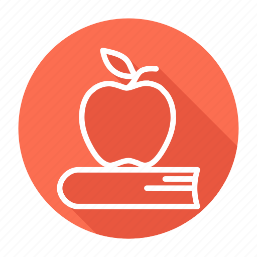 Apple, book, break, fruit, lunch, lunch break, textbook icon - Download on Iconfinder