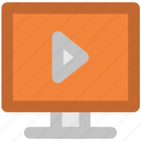 media, media player, multimedia, play movie, play sign, screen, video player