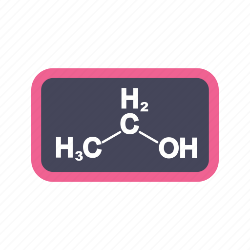 Chemistry, ethanol, formula icon - Download on Iconfinder