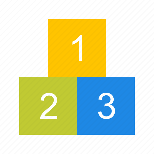 Blocks, cubes, digits icon - Download on Iconfinder