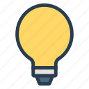 bright, bulb, idea, lightbulb, solution, splash