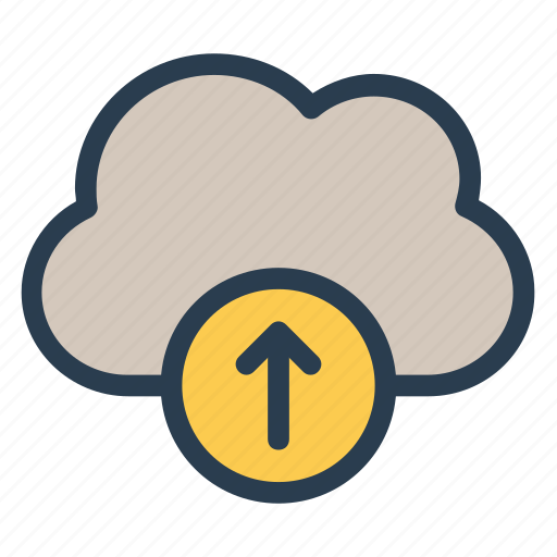 Clouds, computing, data, fileupload, storage, upload, weather icon - Download on Iconfinder