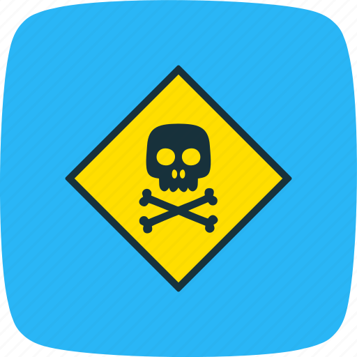 Sign, toxic, warning icon - Download on Iconfinder