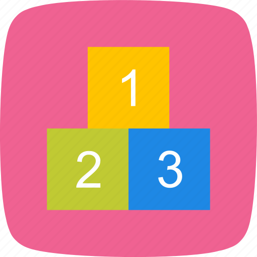 Blocks, cubes, digits icon - Download on Iconfinder