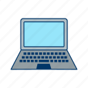 laptop, computer, screen