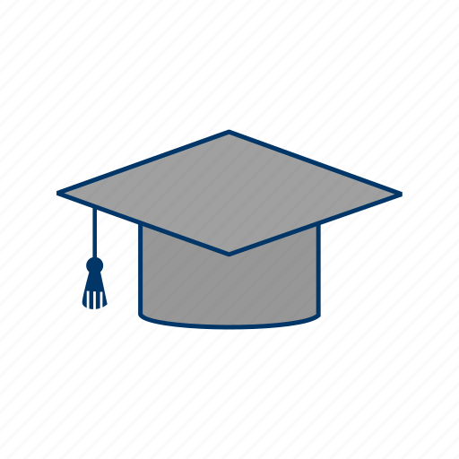 Diploma, graduation cap, education icon - Download on Iconfinder