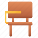 education, chair, furniture