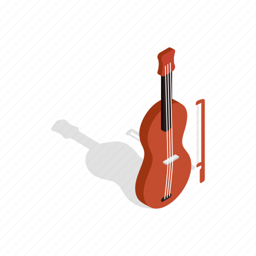 Classical, instrument, isometric, music, musical, string, violin icon - Download on Iconfinder