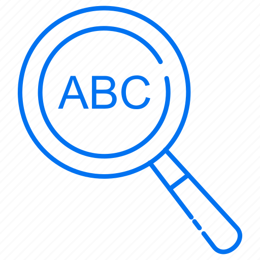 Abc, search, searching icon - Download on Iconfinder