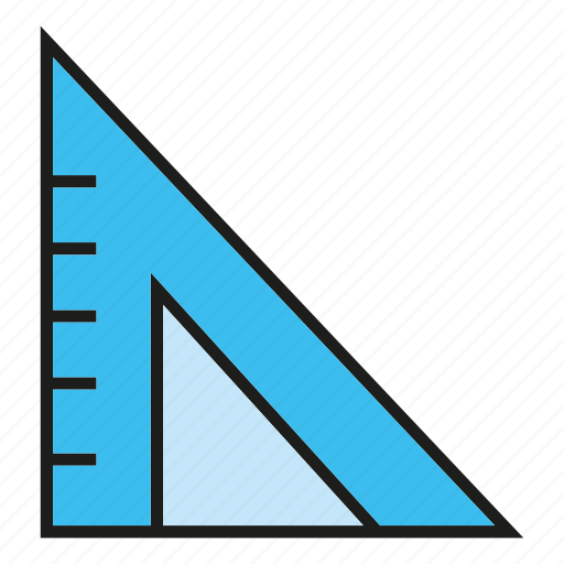 Measure, perpendicular, right angle, ruler, scale, stationery, tool icon - Download on Iconfinder