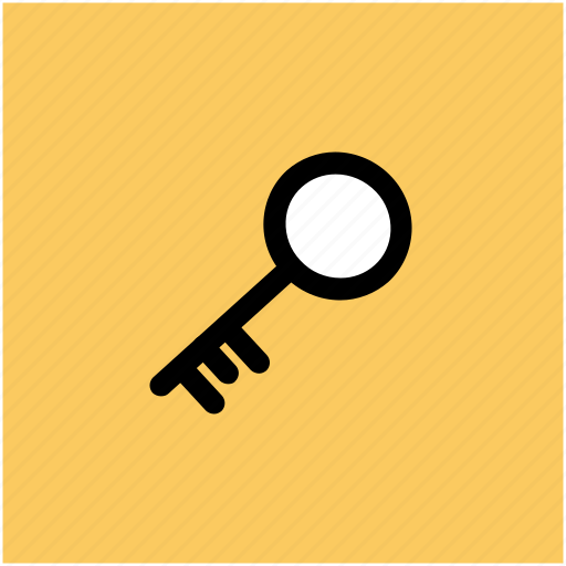 Key, lock key, locked, password, retro key, safety icon - Download on Iconfinder