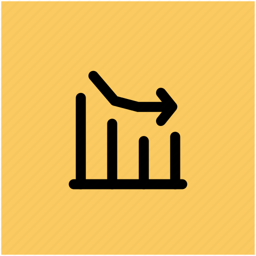 Business chart, chart, decreasing chart, graph, loss chart icon - Download on Iconfinder