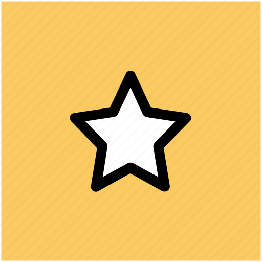 Favorite, five pointed, ranking star, star, star shape icon - Download on Iconfinder