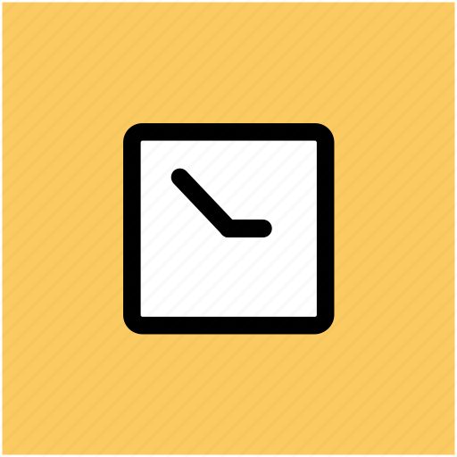 Clock, square clock, time, time keeper, timer, wall clock, watch icon - Download on Iconfinder