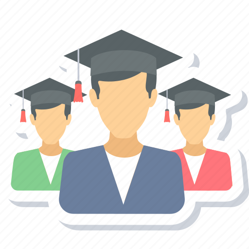 Graduate, student, boys, education, graduation, group, university icon - Download on Iconfinder
