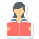 girl, reading, education, learning, student, study, studying