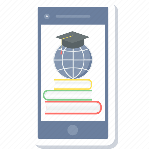 Education, mobile, graduate, learning, smartphone, study icon - Download on Iconfinder