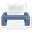 printer, document, page, paper, print, printing, sheet 