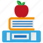 apple, education, books 