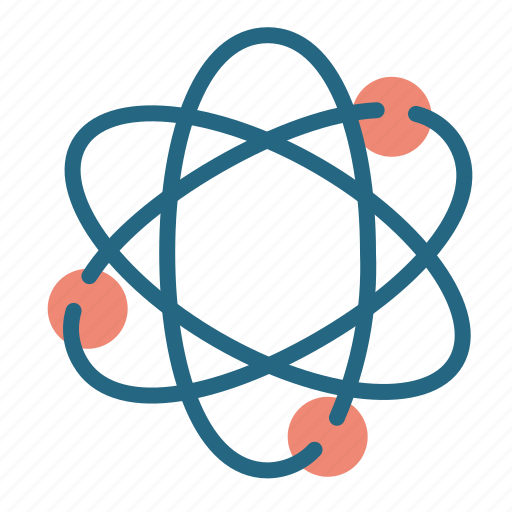 Atom, electrons, physics, science icon - Download on Iconfinder