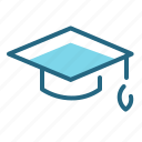 academic cap, college, graduation, university