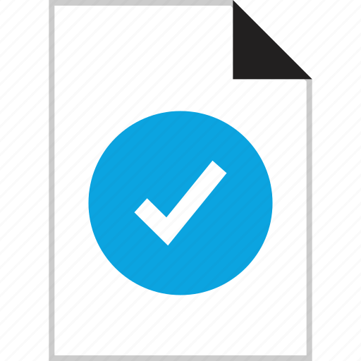Good, homework, page, check mark icon - Download on Iconfinder