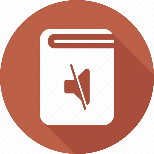 Book, books, education, learning, off, sound icon - Download on Iconfinder