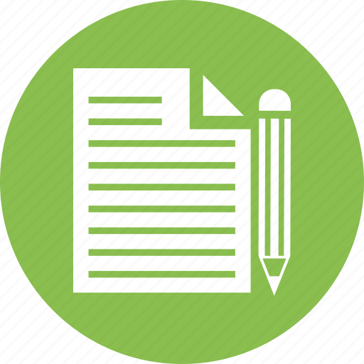 Notepad, pen, pencil, text icon - Download on Iconfinder